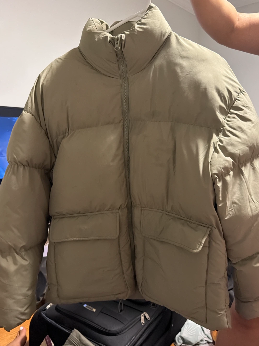 Puff Jacket Sage Green