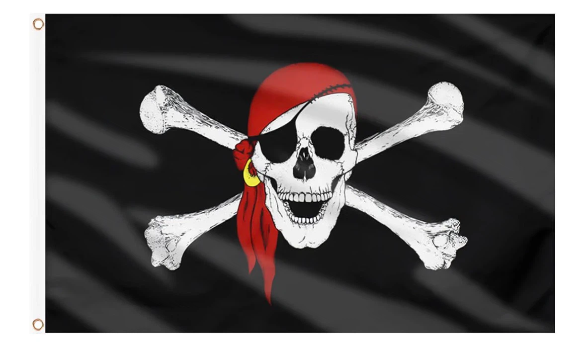 Pirate Skull and Crossbones Flags - photo 2