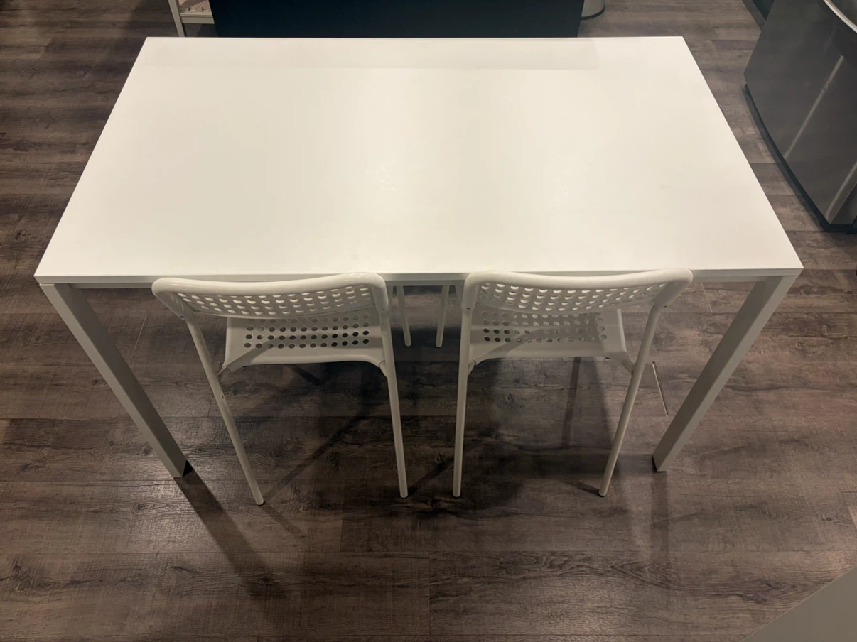 IKEA Dining table with 2 chairs - photo 2
