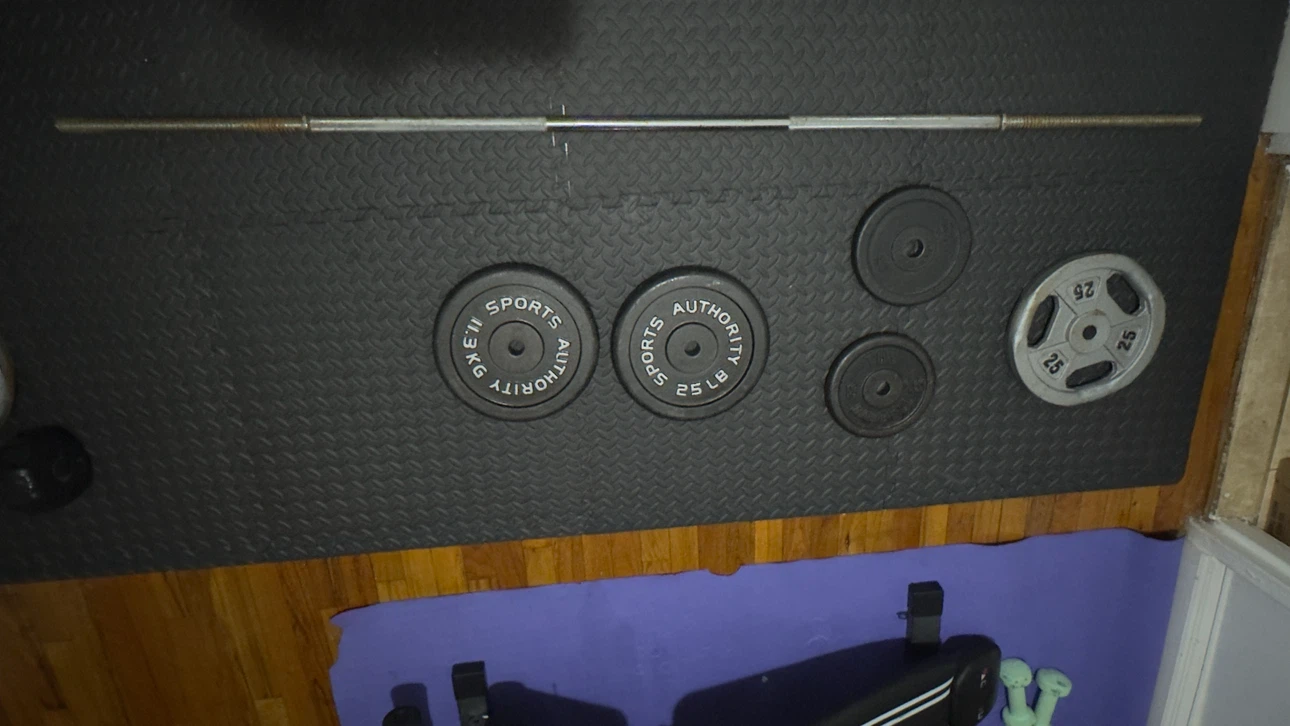 Sports Authority Barbell and Weight Plate Set - photo 4