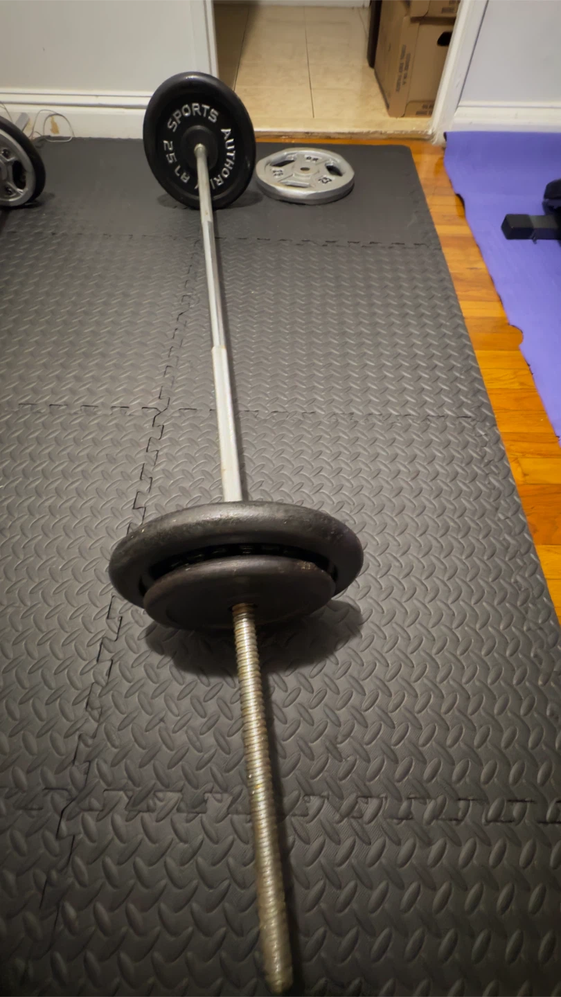 Sports Authority Barbell and Weight Plate Set - photo 5