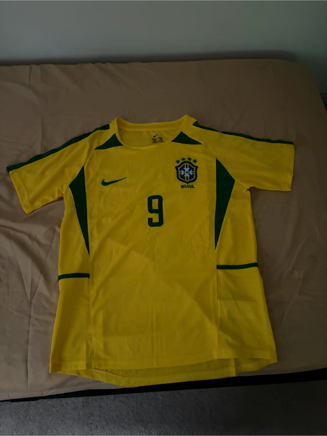 Brazil Ronaldo Number 9 Soccer Jersey