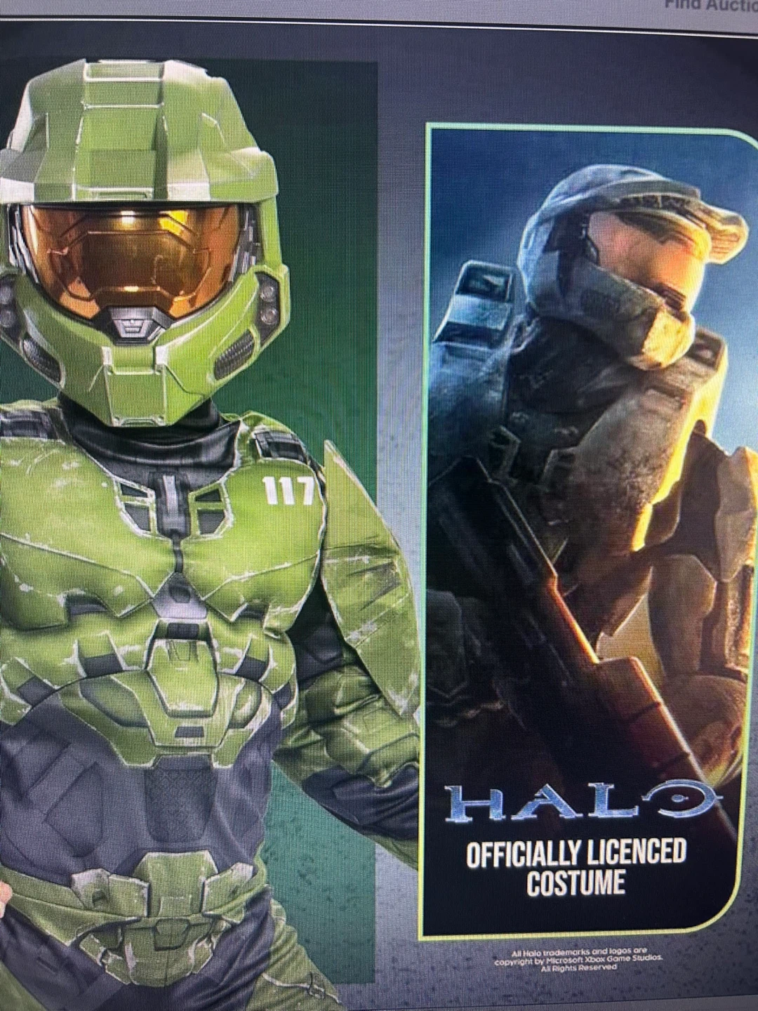 New Halo Master Chief Halloween Kids Dress Up Party Costume - photo 2