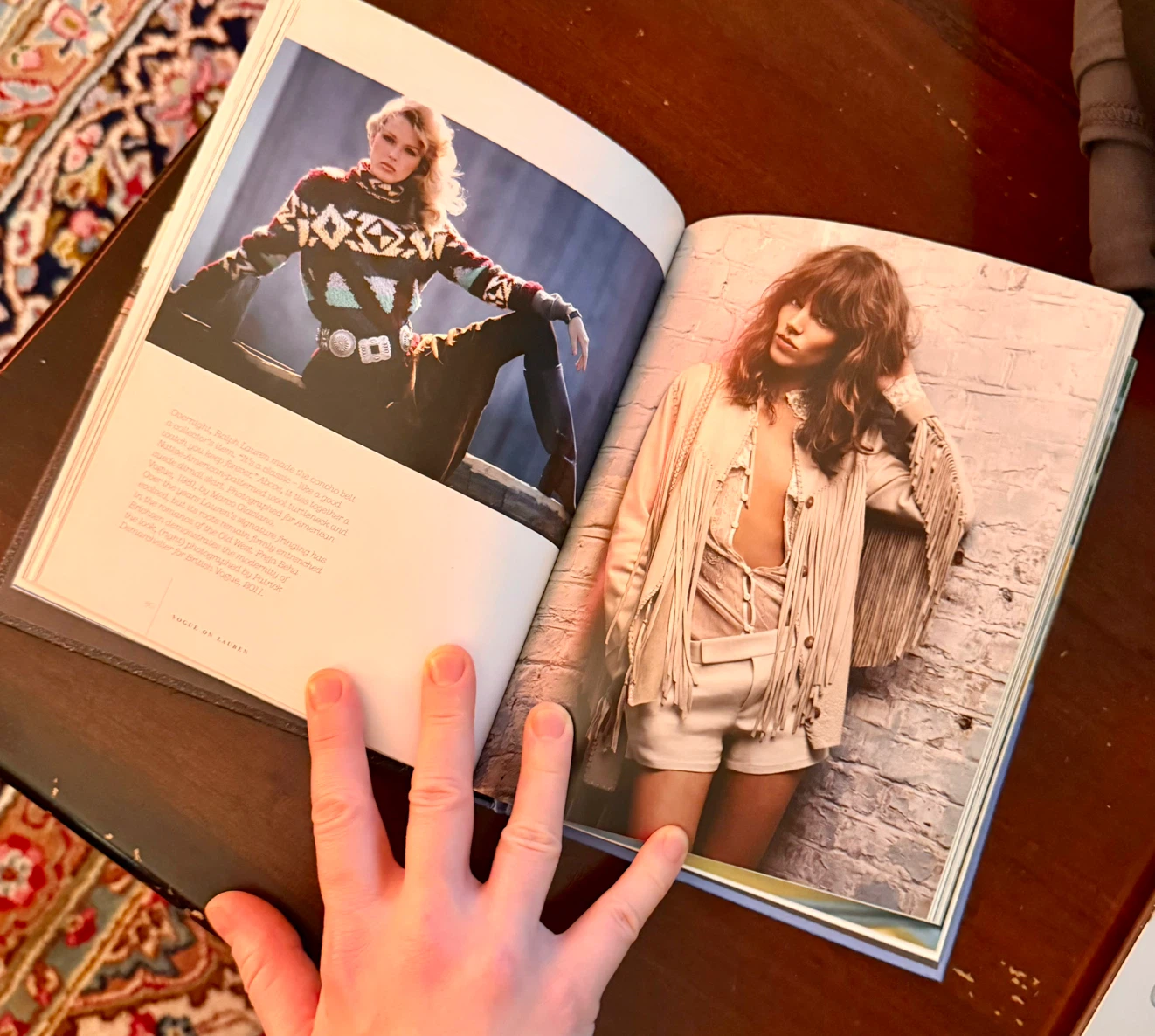 Hardcover New Book VOGUE ON RALPH LAUREN Kathleen Baird-Murray - photo 4