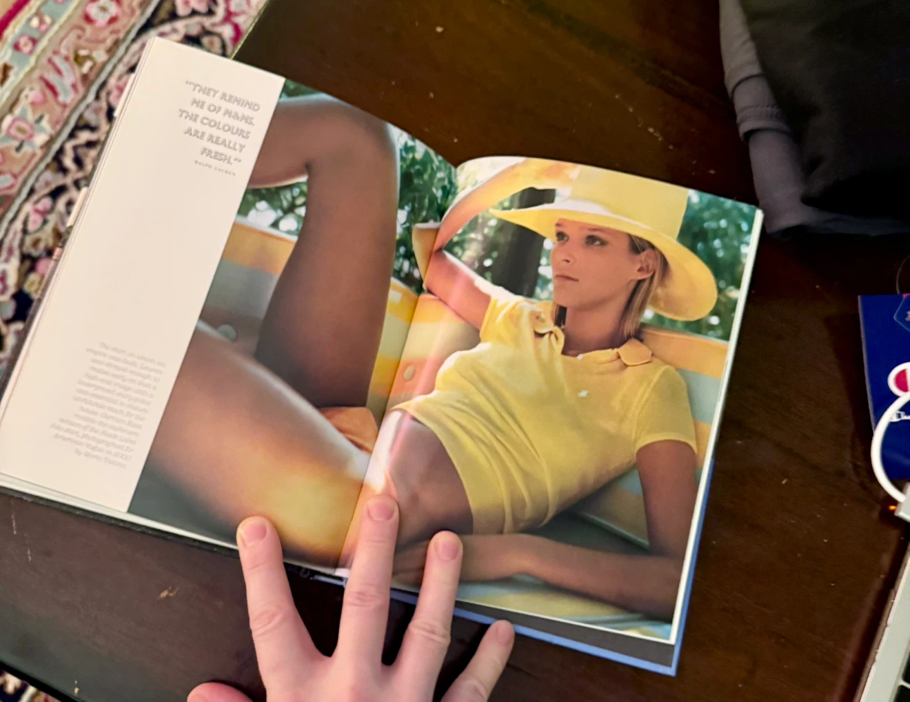 Hardcover New Book VOGUE ON RALPH LAUREN Kathleen Baird-Murray - photo 5