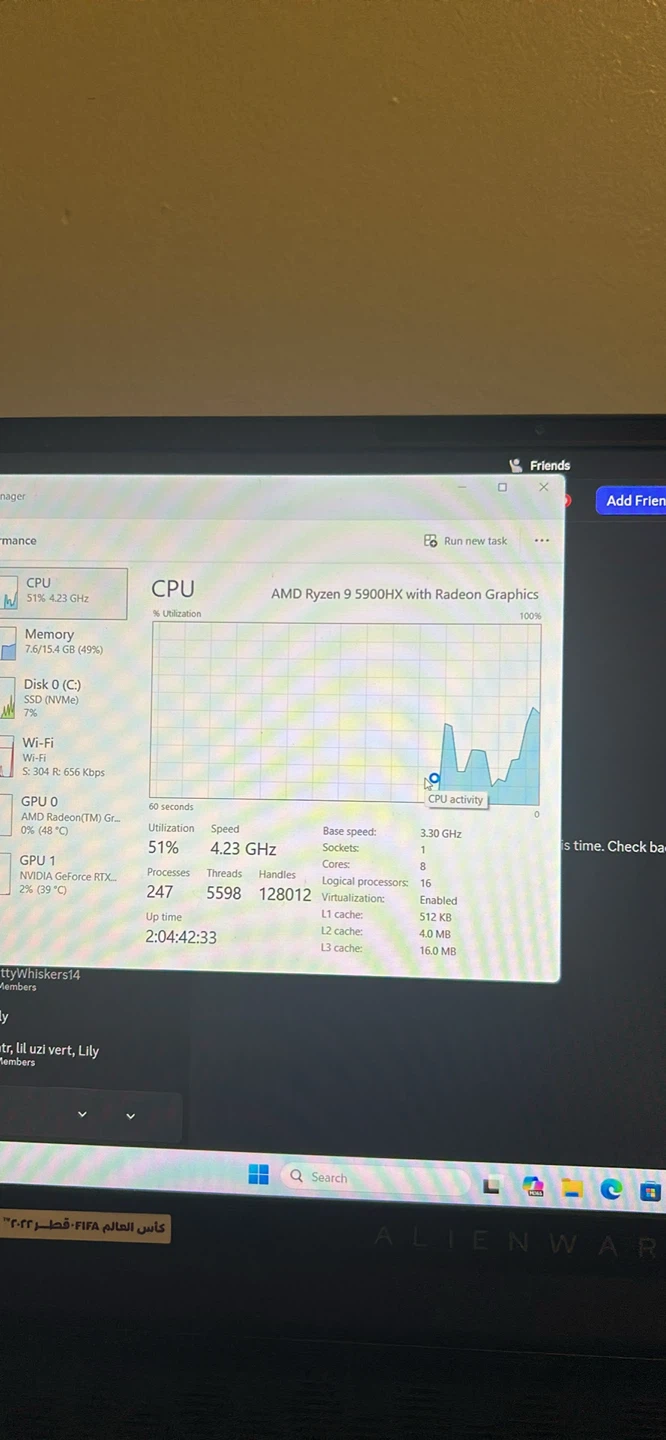 Alienware M15 Gaming Laptop - 360hz 1tb storage - photo 3