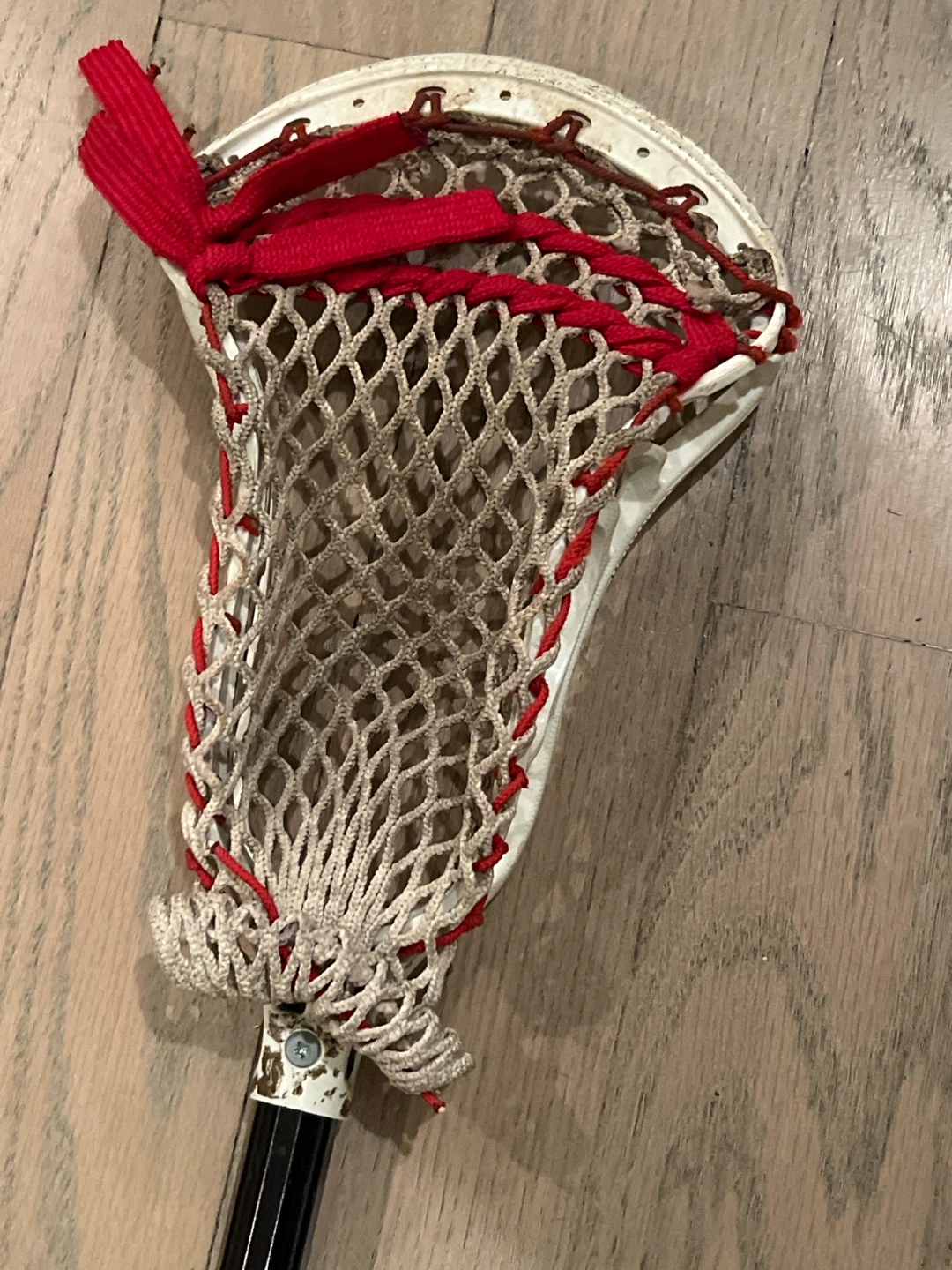 Men's/Boys Lacrosse Stick Black Shaft/White Head - photo 5