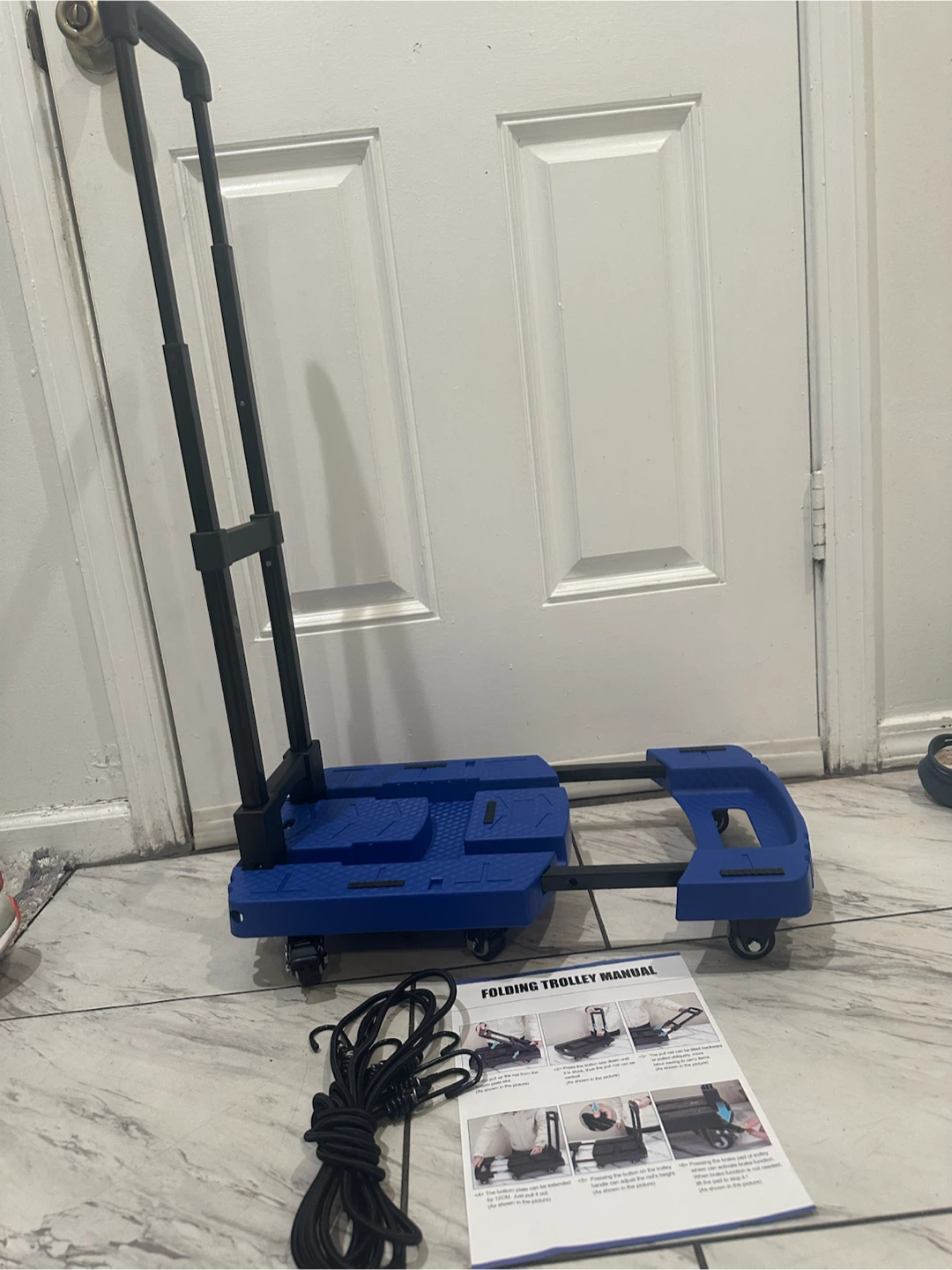 Folding Hand Truck with Extendable Base(carry 600 lb) - photo 2