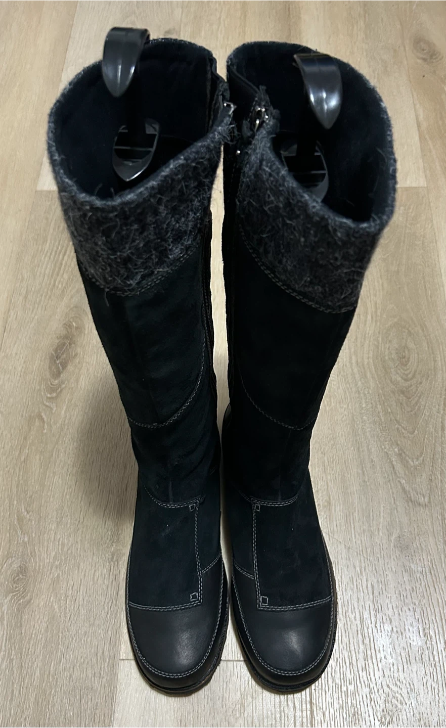 The North Face Black Tall Boots
