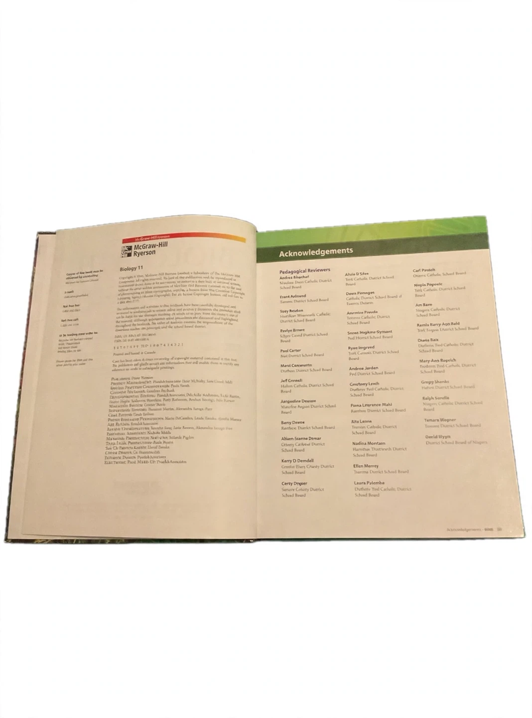 McGraw-Hill Ryerson Biology 11 Textbook - photo 3