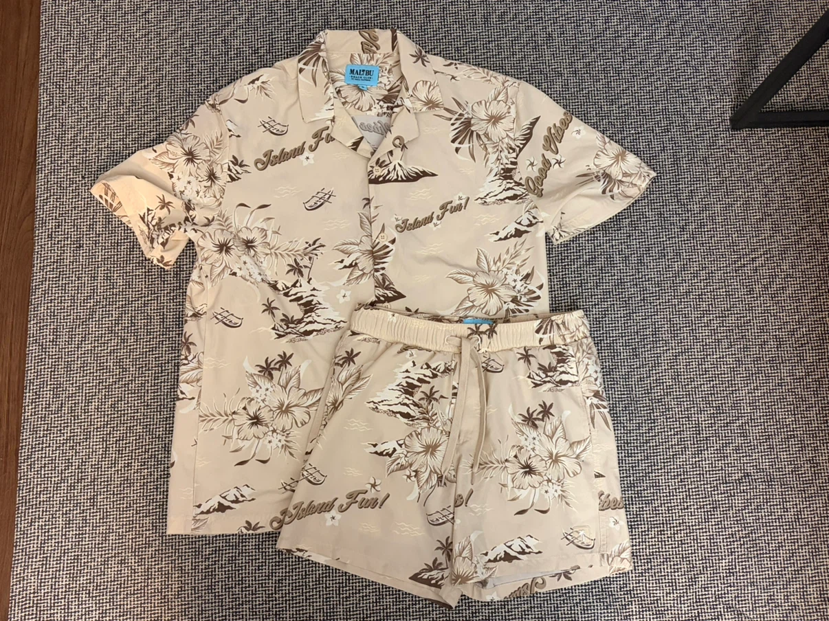 Malibu Beach Club matching set, size small