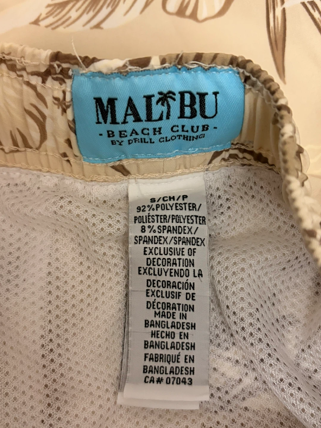 Malibu Beach Club matching set, size small - photo 2