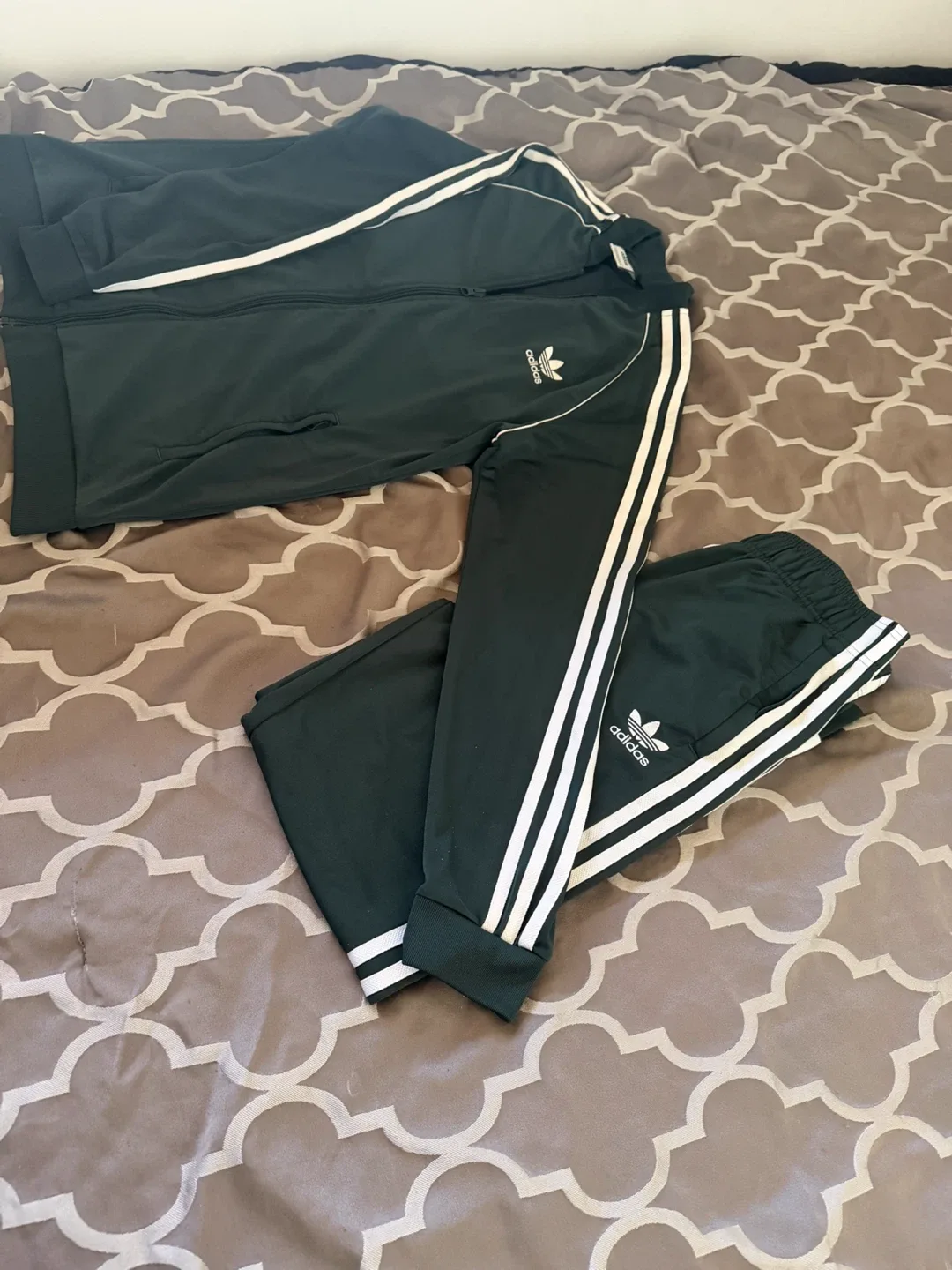 Adidas Originals Tracksuit - Dark Green - photo 2