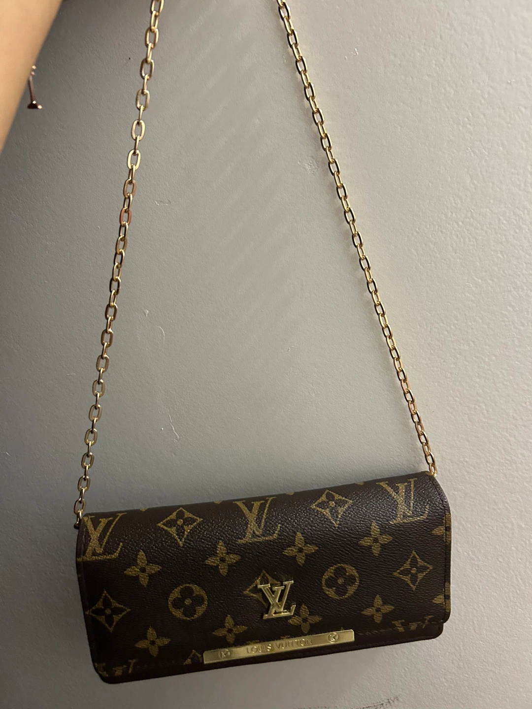 Monogram Chain Wallet