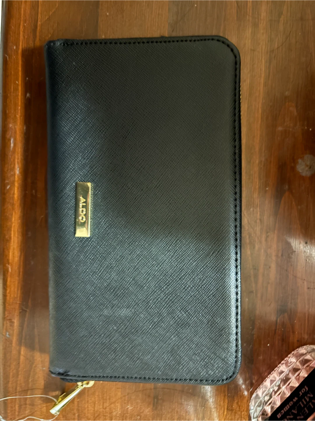 ALDO Black Zip-Around Wallet - photo 4