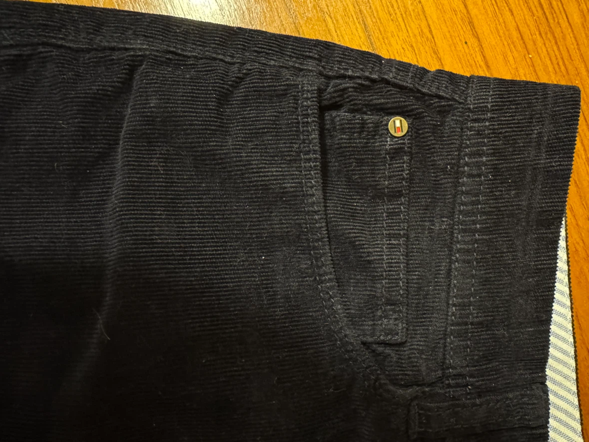 Tommy Hilfiger Navy Corduroy Skirt - photo 4