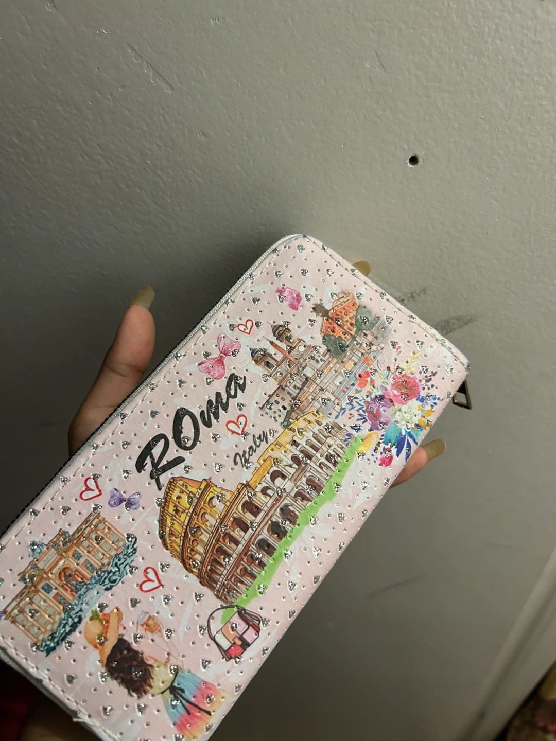 Roma Italy Print Zip-Around Wallet - photo 2