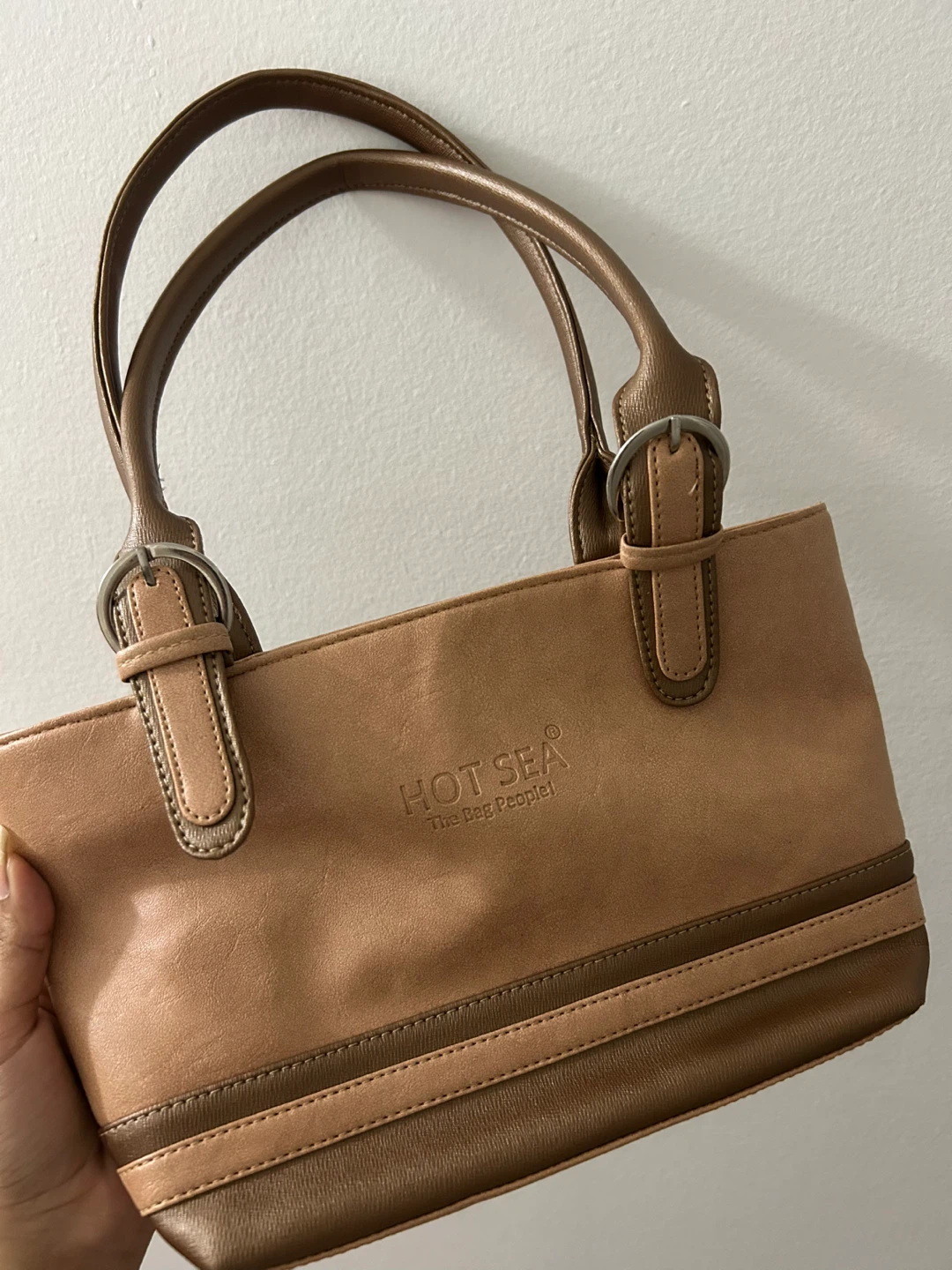 HOT SEA Tan Handbag