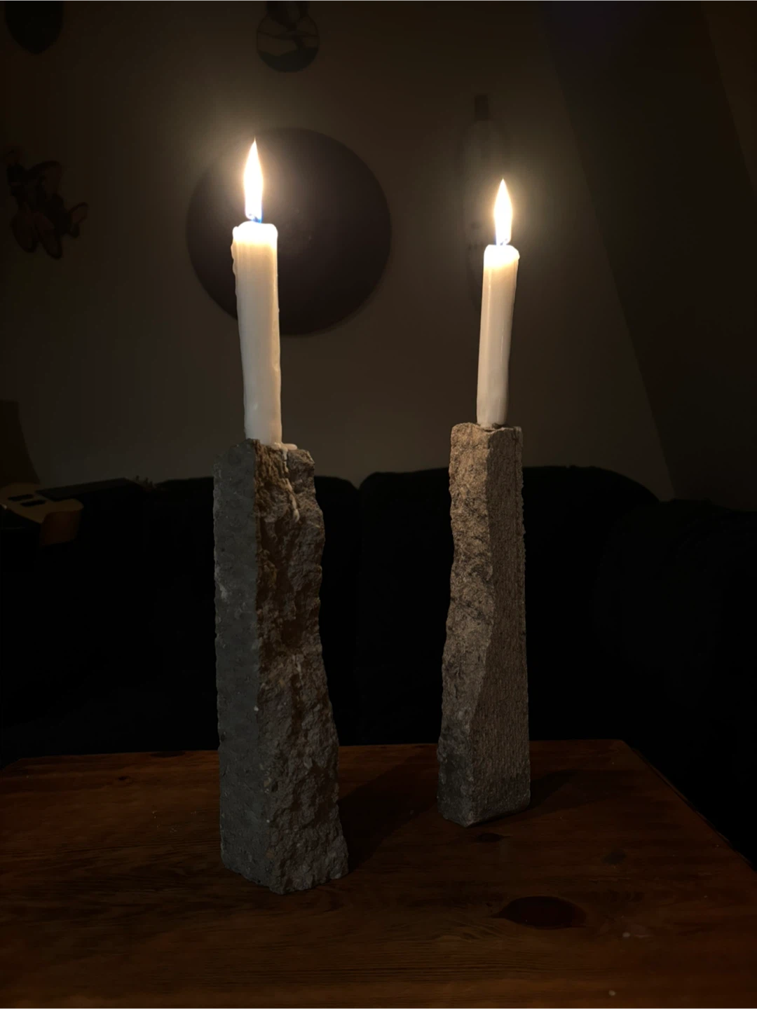 Brutalist Concrete Candle Holders - photo 5