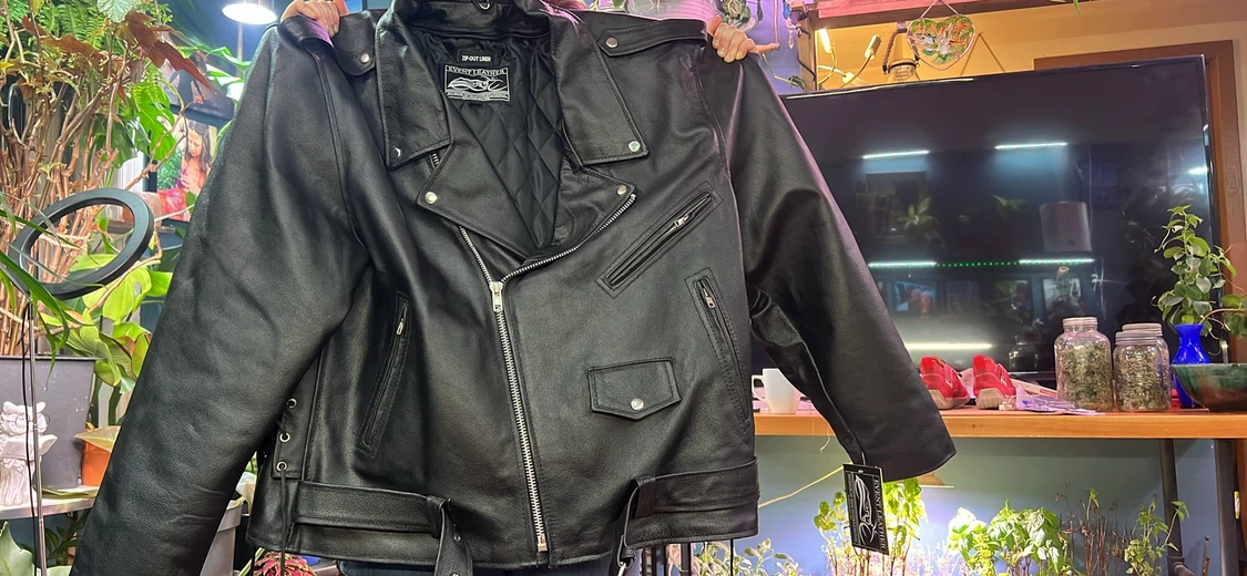 Event Leather Motorcycle Jacket 5XL