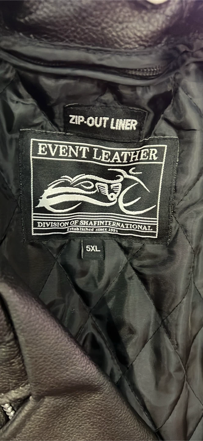Event Leather Motorcycle Jacket 5XL - photo 2