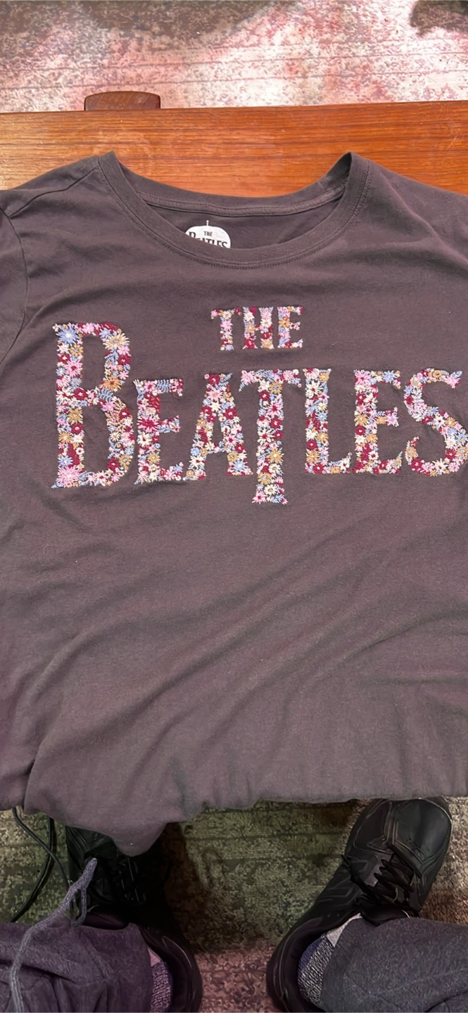 The Beatles Floral Graphic T-Shirt