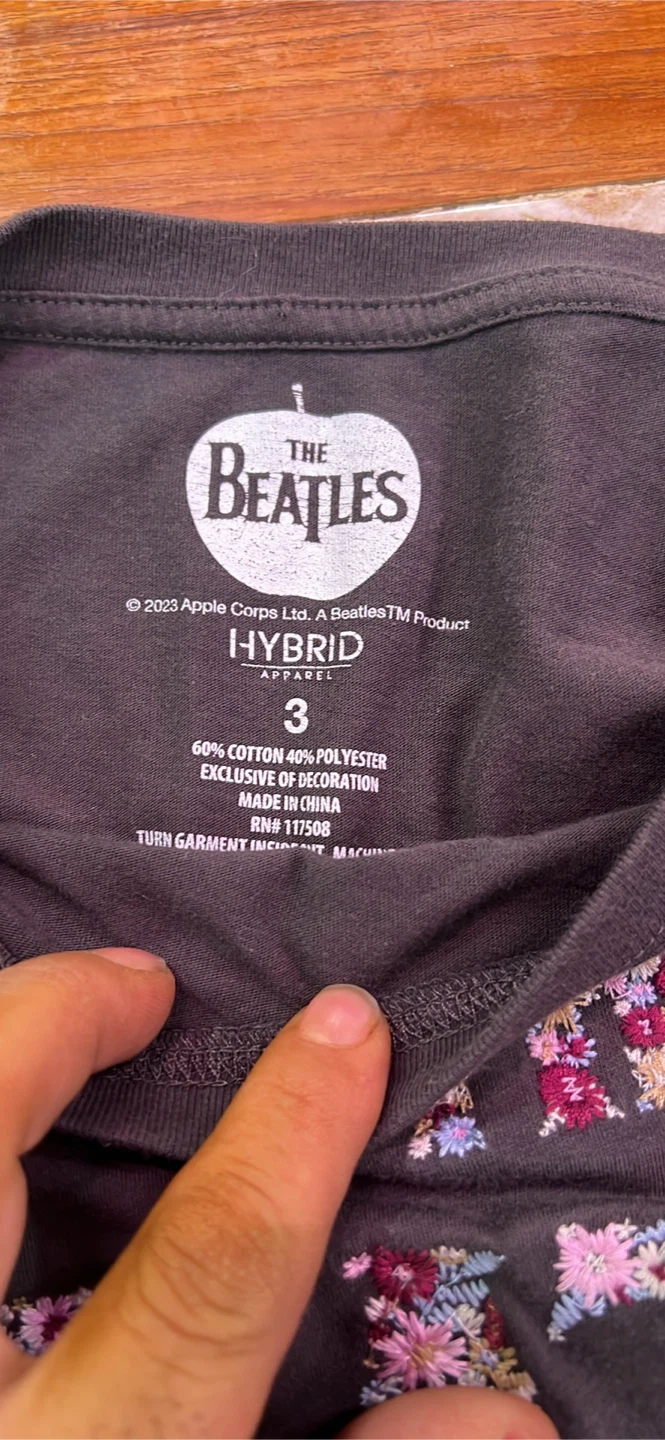 The Beatles Floral Graphic T-Shirt - photo 2