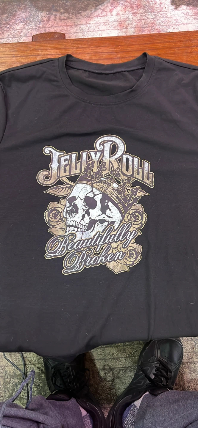 Jelly Roll Beautifully Broken T-Shirt Black