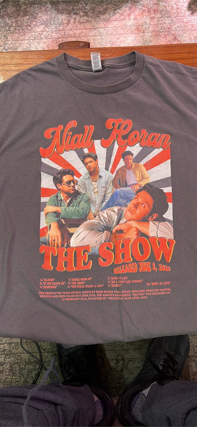 Niall Horan The Show Live On Tour 2024 T-Shirt