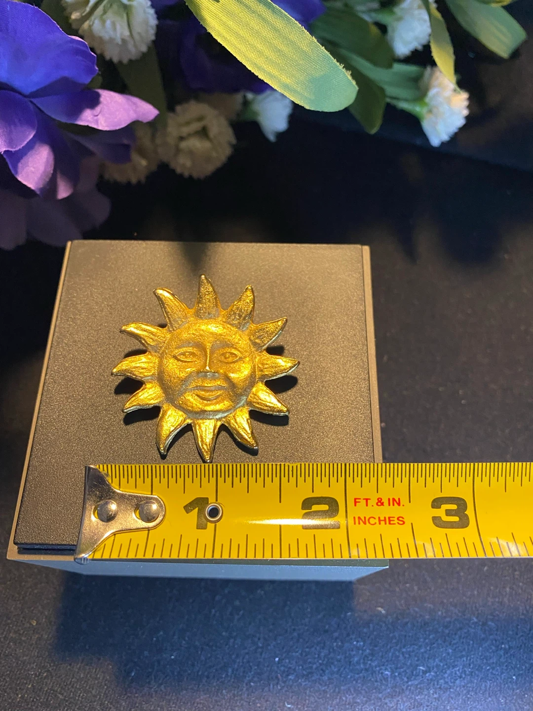 Sun, Woman’s Brooch/Pin - photo 3