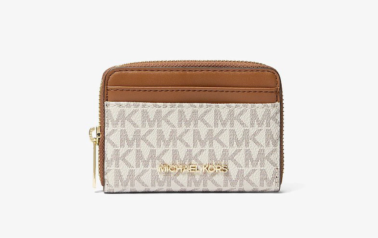 Michael Kors Small Jet Set Zip-Around Card Case