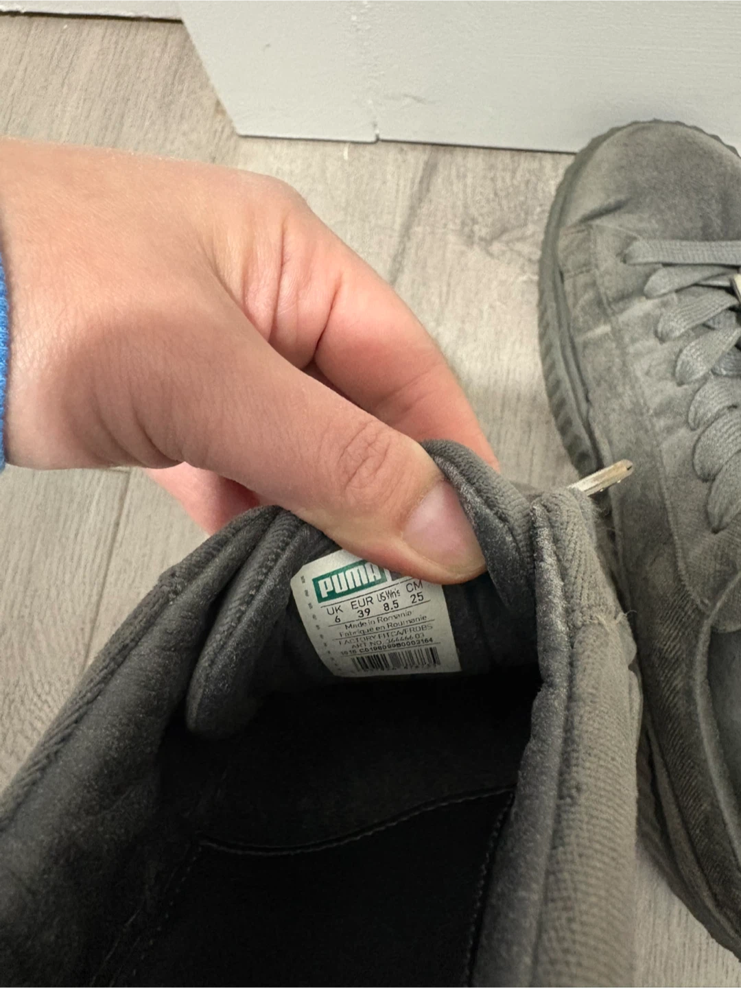 US 8.5w Puma Fenty Rihanna Velvet Creepers - photo 3