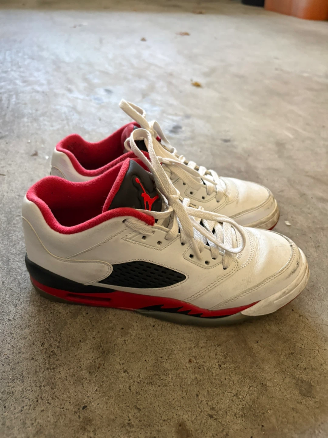 Air Jordan 5 Low Fire Red, Size 6Y