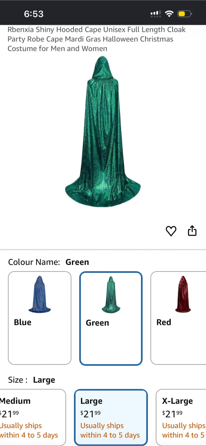 Rbenxia Shiny Hooded Cape Green - photo 2