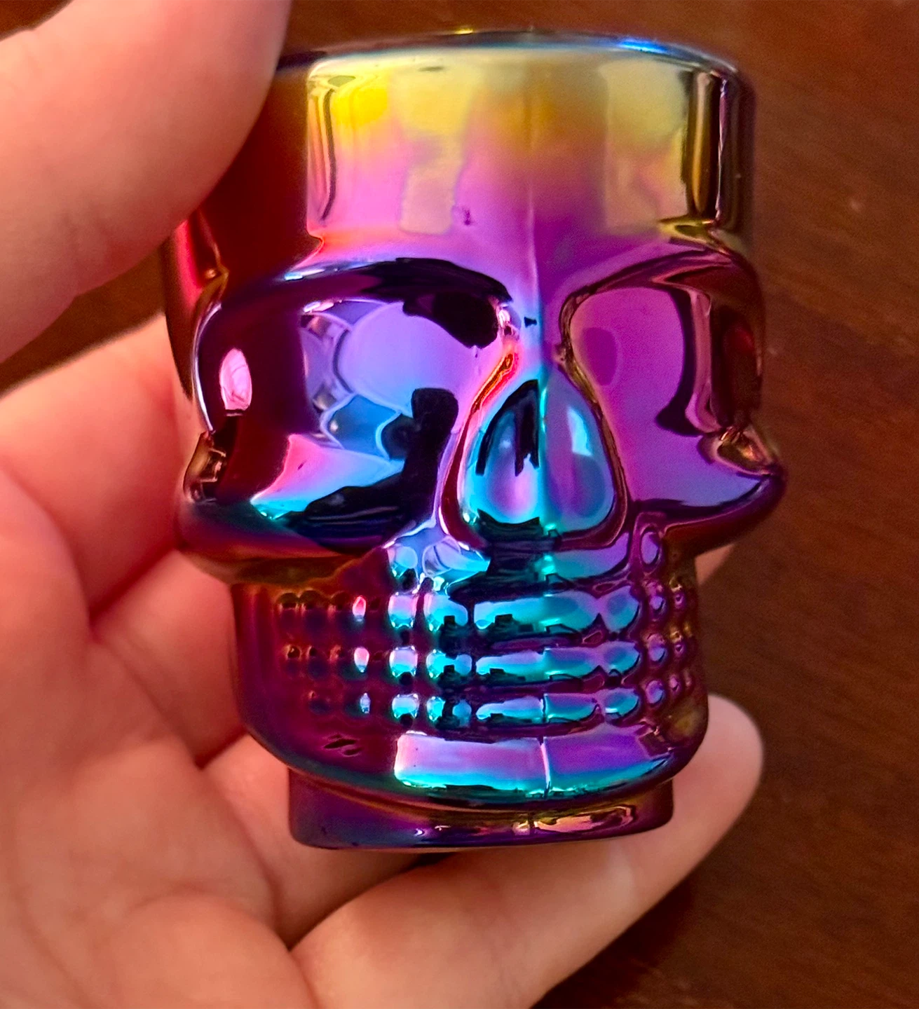 Halloween Skull Drinking Glass and 3 Shot Glasses Set Of 4 - photo 3