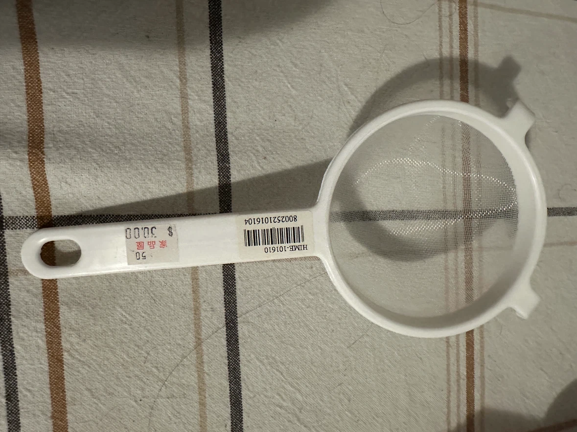Hime White Fine Mesh Strainer