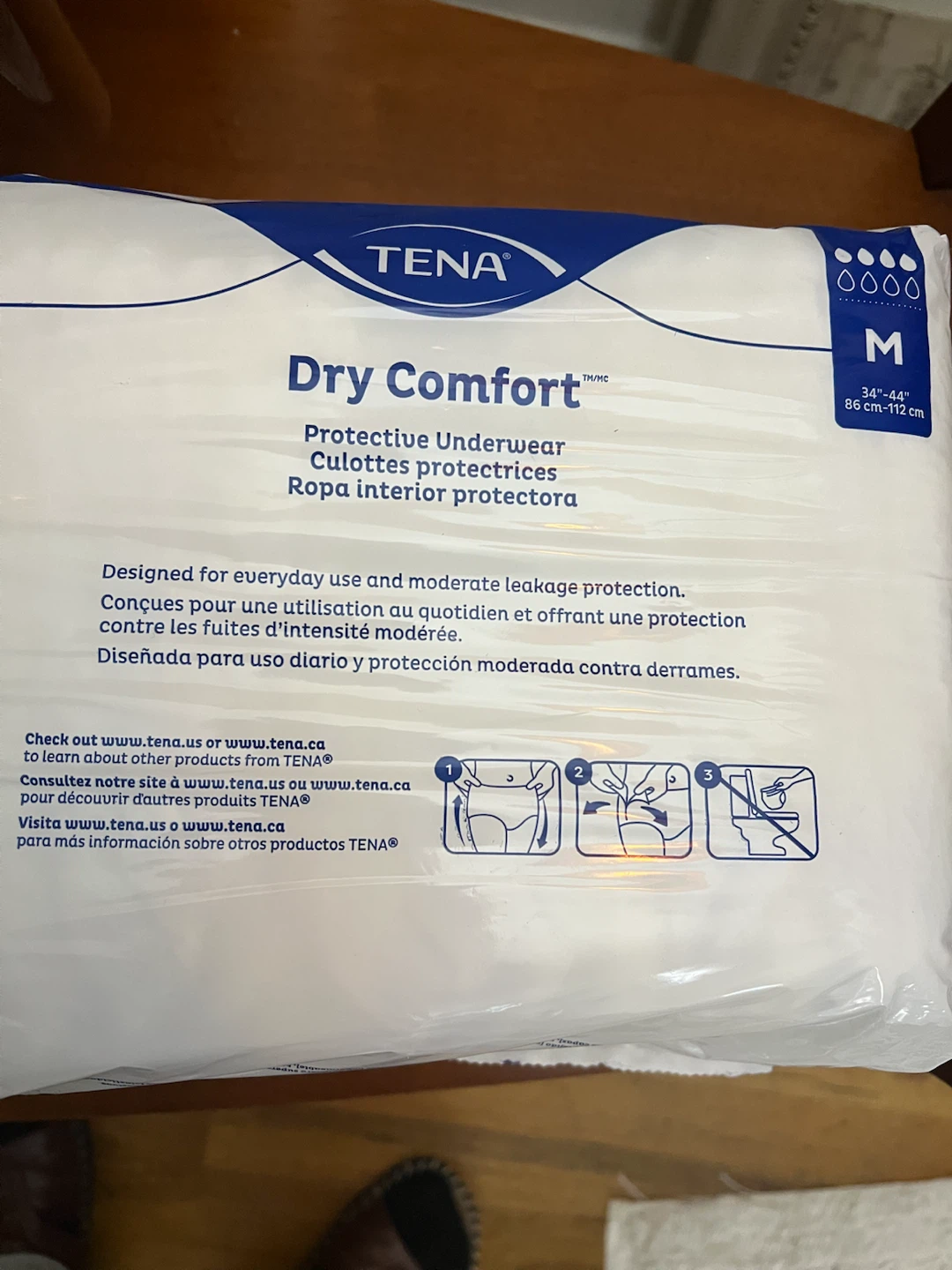 TENA Dry Comfort Protective Underwear - Size M - photo 4