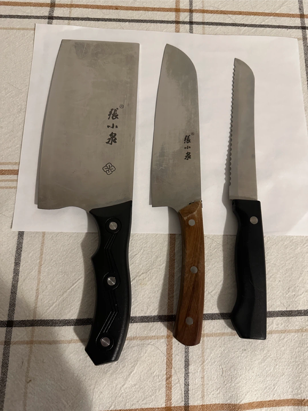 Zhang Xiao Quan Kitchen Knife Set and bread knife