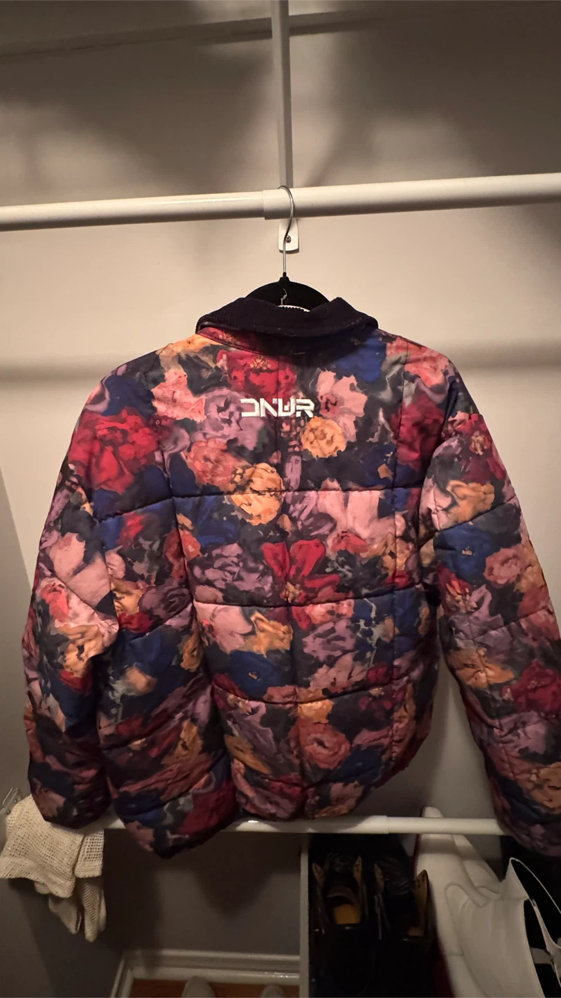 Zara Floral Print Puffer Jacket - photo 2