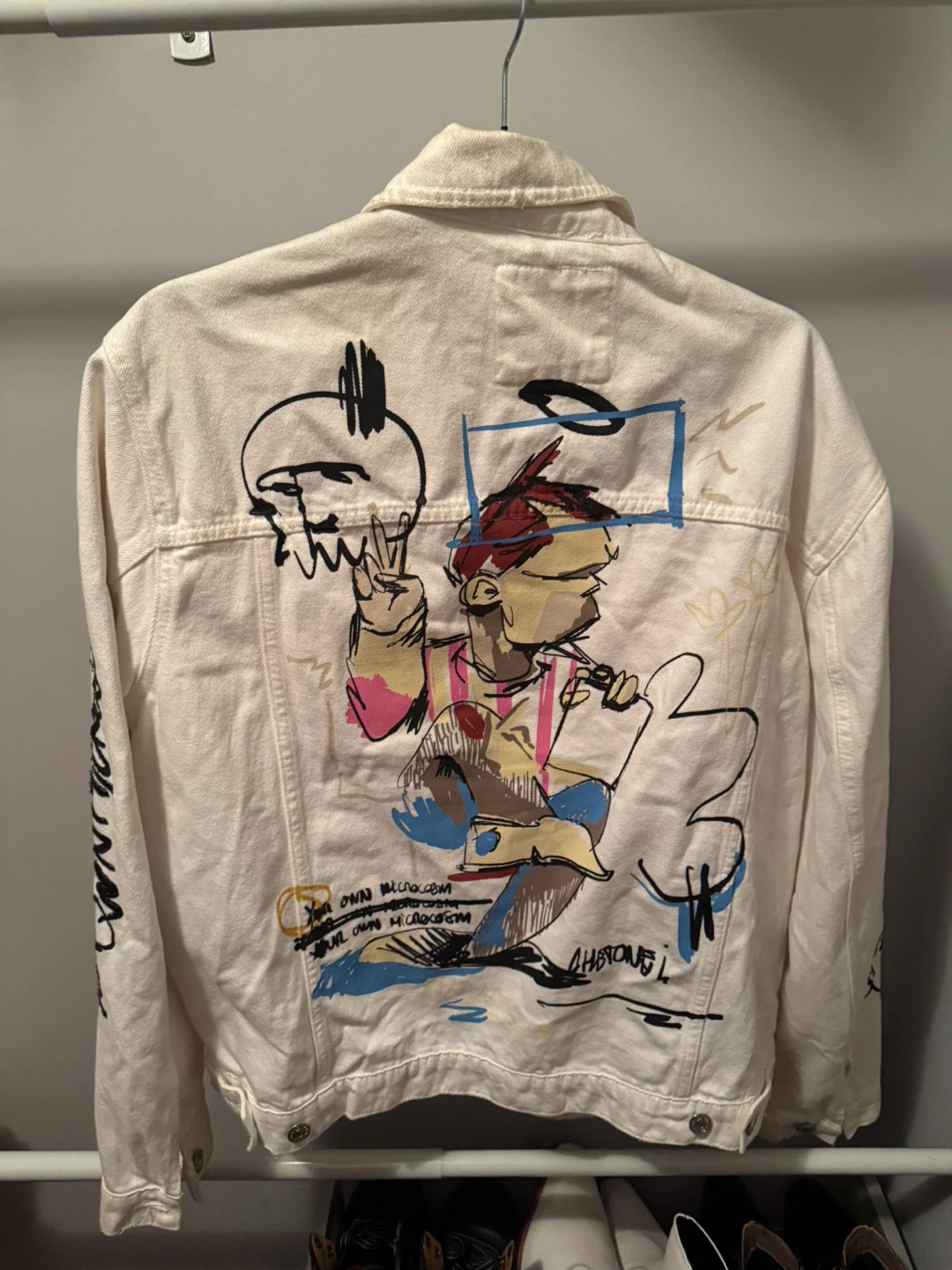 Zara Graphic Denim Jacket - photo 2