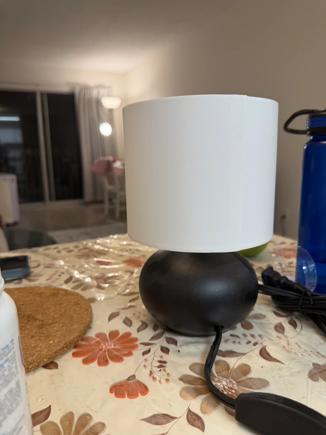 Small Black Table Lamp