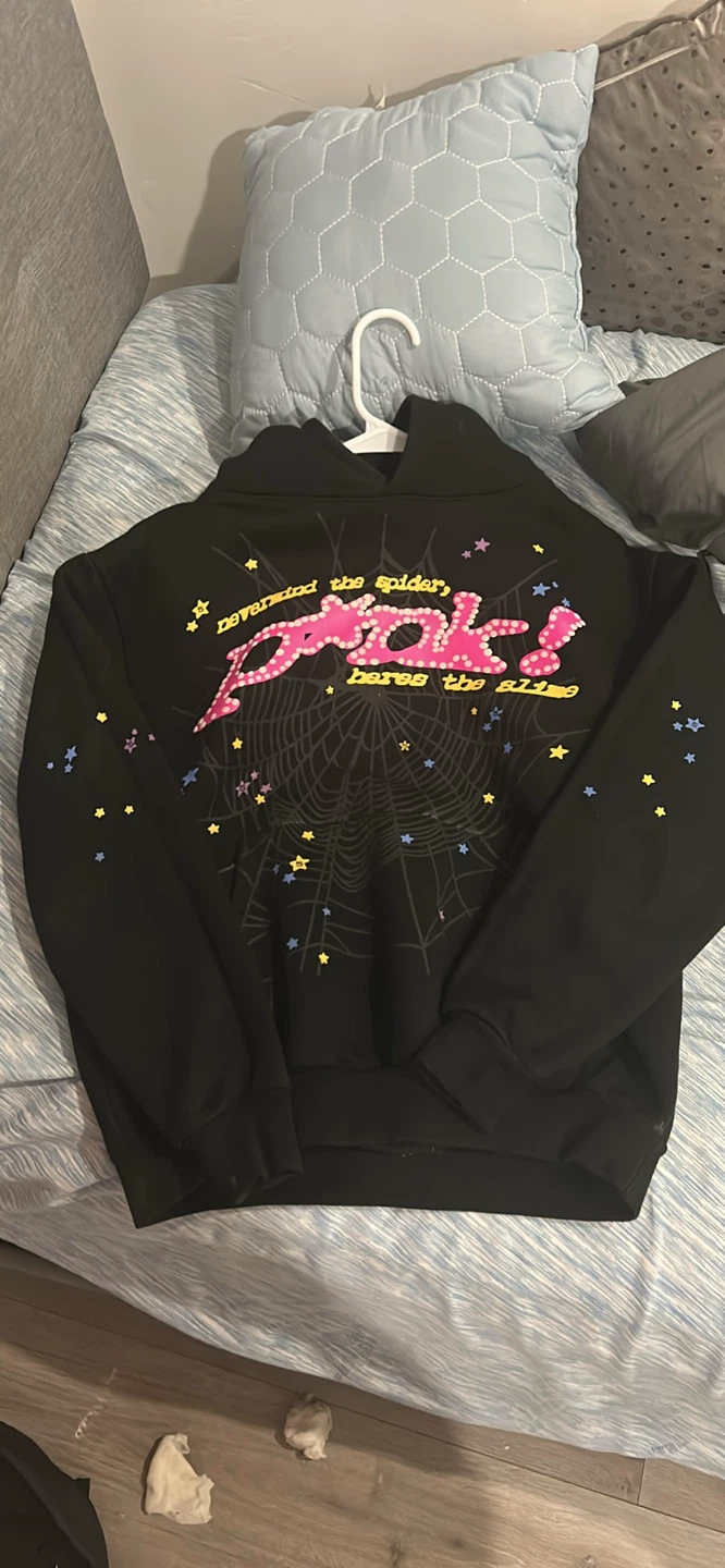 Spider Hoodie Black