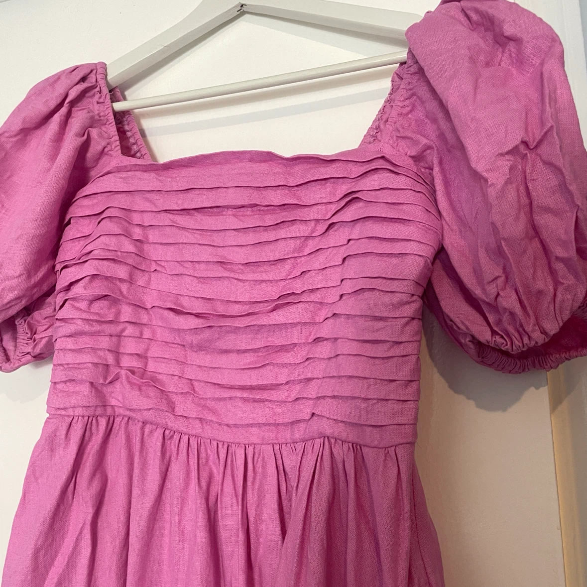 Abercrombie & Fitch Emerson Midi Dress in Pink Size S - photo 5
