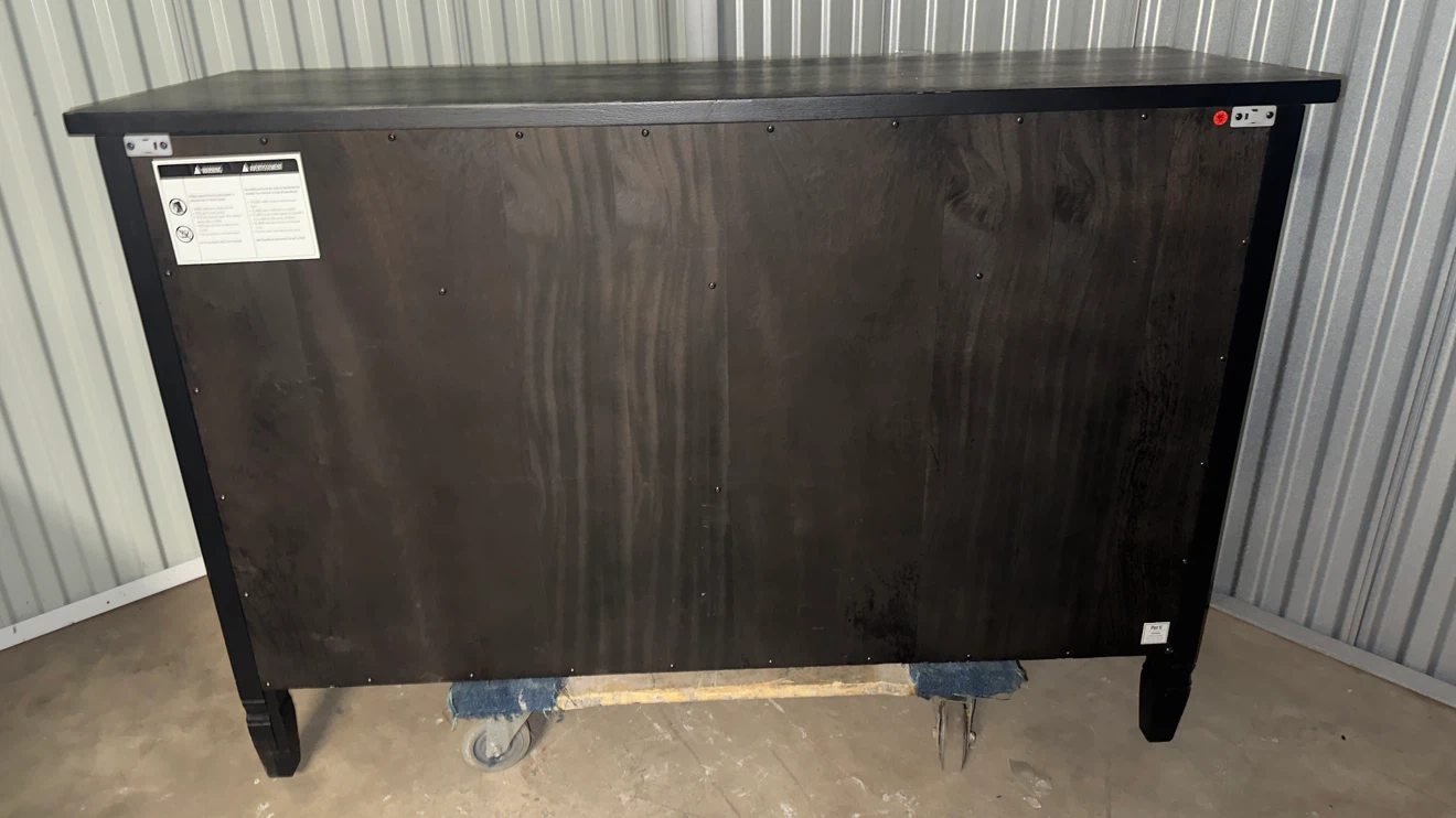 Pier 1 Black Wood Buffet Cabinet - photo 3