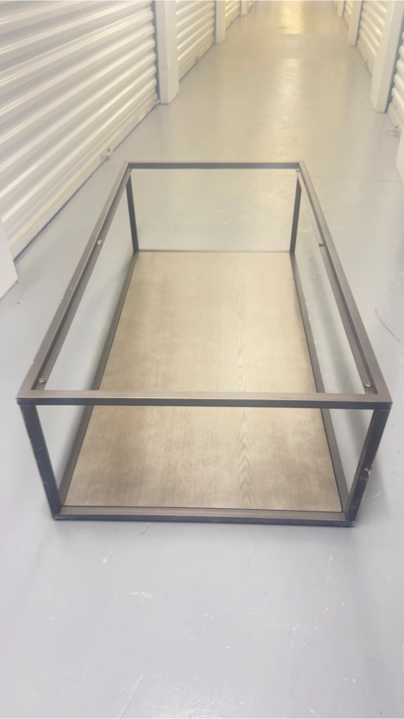 Metal and Wood Coffee Table
