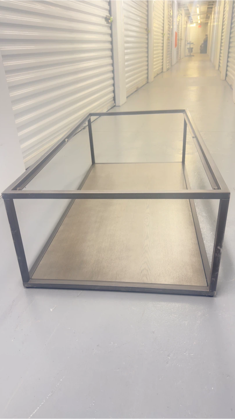 Metal and Wood Coffee Table - photo 2