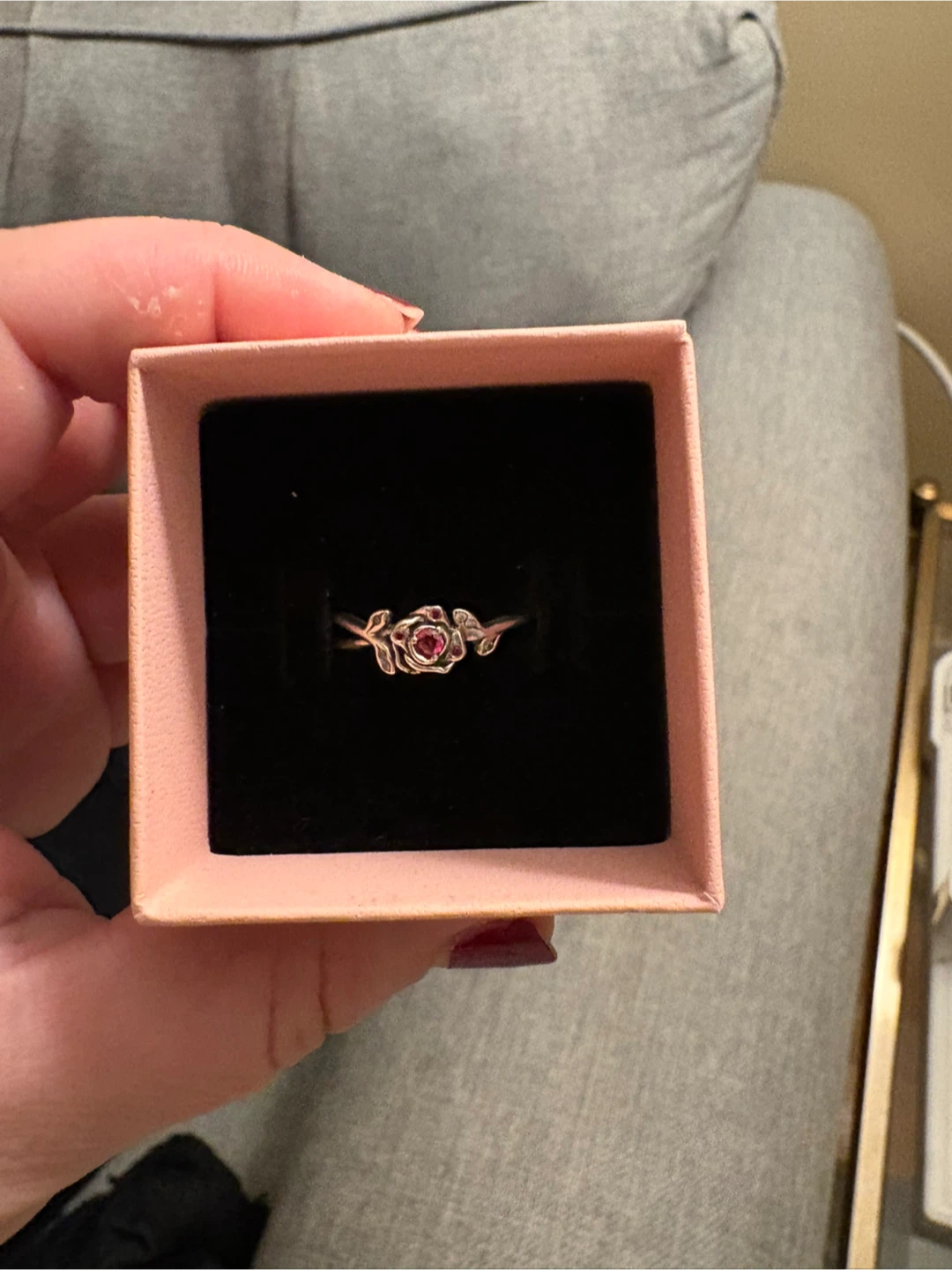 Pandora Beauty and the Beast line ring