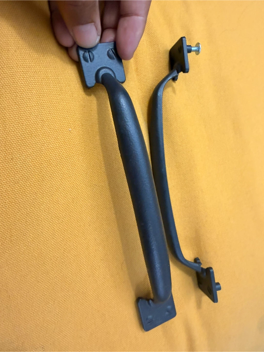 Set of 2 Black Cabinet Handles - photo 2