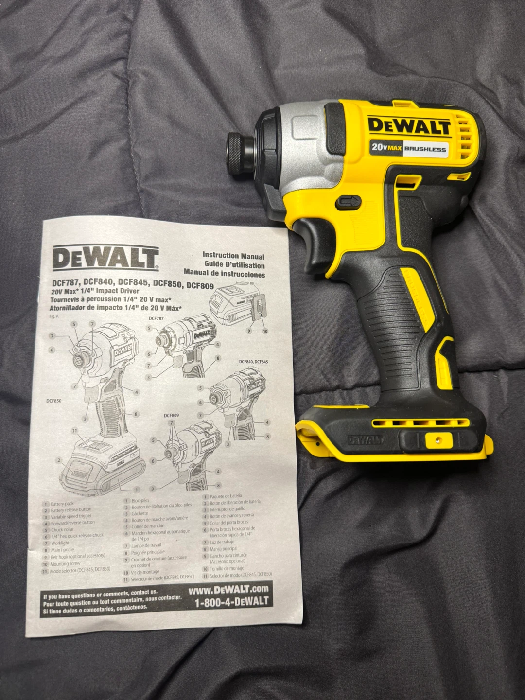 BRAND NEW DEWALT DCF787 20V Max Brushless Impact Driver - photo 3