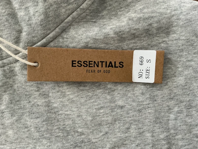 Essentials Fear of God Grey Hoodie up for sale $55 - photo 4